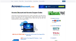 Desktop Screenshot of acronisdiscount.com