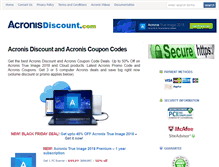 Tablet Screenshot of acronisdiscount.com
